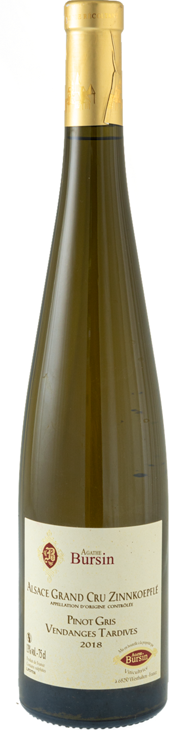 PINOT GRIS GRAND CRU ZINNKOEPFLE VENDANGES TARDIVES